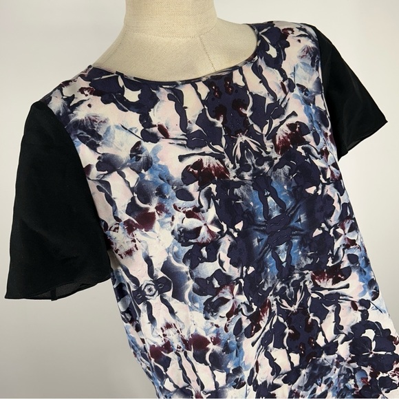 Rebecca Taylor Flowy Floral Top 8 - Picture 4 of 9